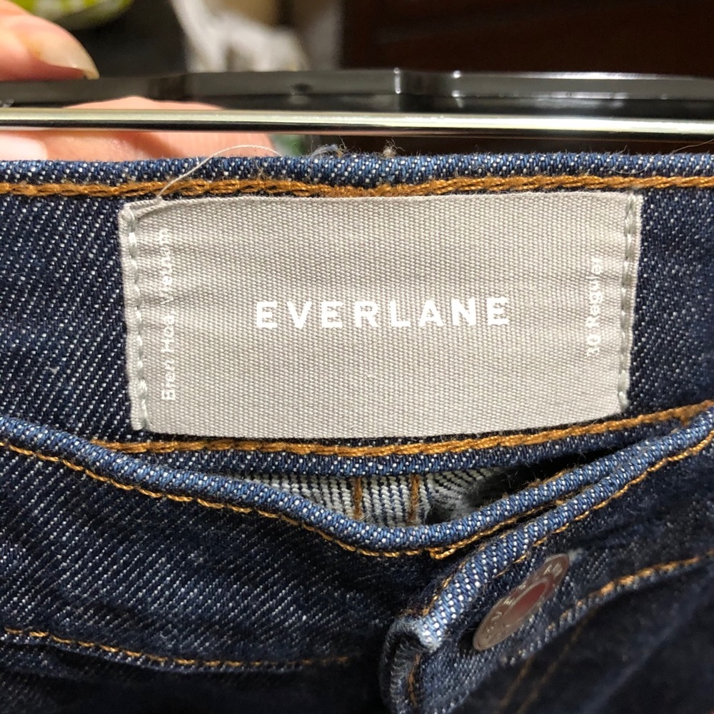 Everlane Womens High Rise Dark Wash Skinny Jeans Blue Size 30 - Picture 2 of 6